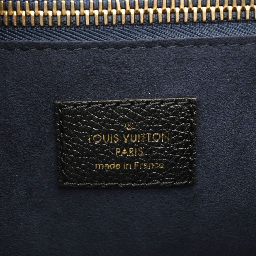 Louis Vuitton Empreinte Neverfull MM Noir Black Tote Bag Back - Picture 12 of 14